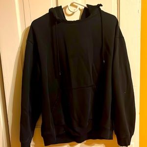 Plain Black Hoodie